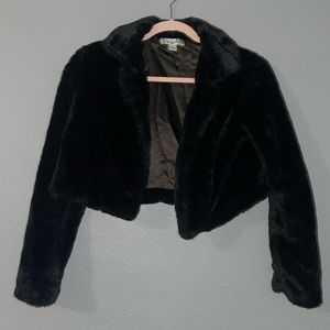 Knitworks Fluffy Black Jacket 🖤
